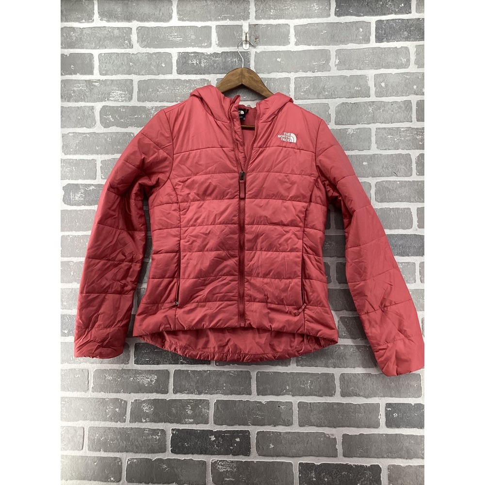 The North Face Women's Hooded Quilted Puffer Jacket - Rose